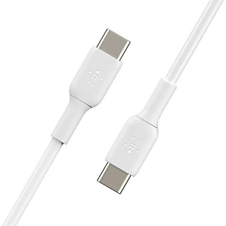 Belkin BoostCharge geflochtenes USB-C-/USB-C-Ladekabel, USB-C-Schnellladekabel für iPhone 15, Samsung Galaxy S23, S23 Ultra, Note, Google Pixel, iPad Pro, Mini, Nintendo Switch, 2 m, 2er-Pack - Weiß - Preisvergleich – Bild 3