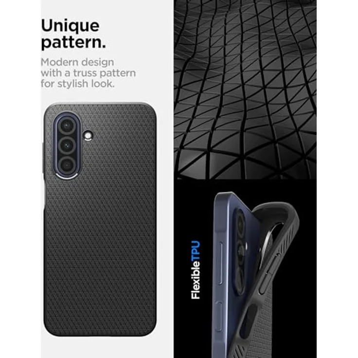 Spigen Liquid Air für Samsung Galaxy A26 5G Hülle [Anti Rutsch] Case Handyhülle mit Militärschutz und Kameraschutz Schutzhülle Cover - Matte Black – Bild 3