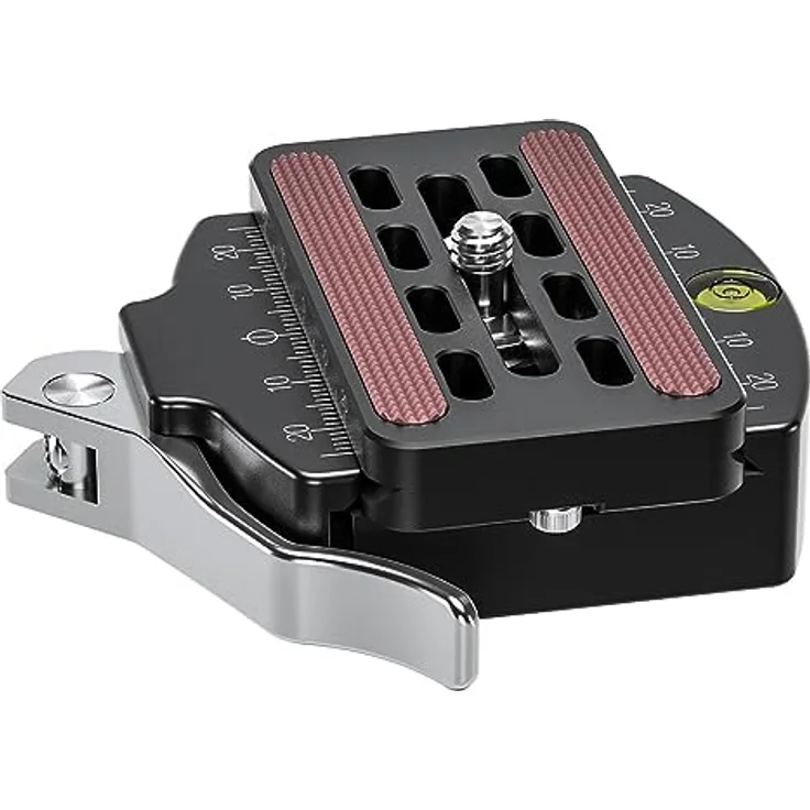 LEOFOTO Schnellkupplung LR-60+QP-70N, Kamera-Zubehör mit 82 mm Klemmenlänge und Anti-Rutsch-Platte