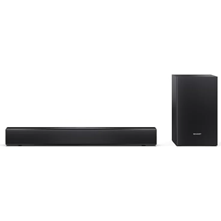Sharp HT-SBW121, Soundbar mit kraftvollem Sound, Schwarz – Bild 2