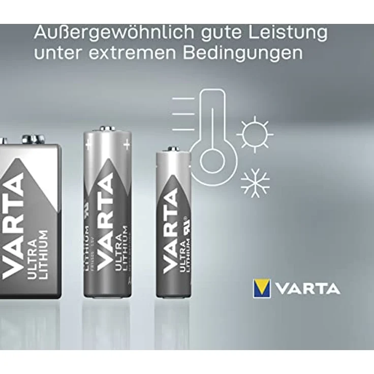 VARTA Lithium AAA Micro LR03 Batterien, ideal für Digitalkamera Spielzeug GPS Geräte Sport- und Outdoor-Einsätze (4er Pack) – Bild 4