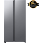 Samsung Side-by-Side mit SmartThings AI Energy Mode und Twist Ice Maker, 628 L Edelstahl Look