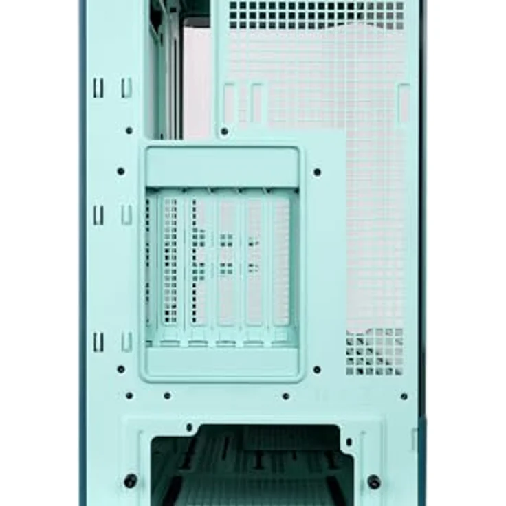 Thermaltake View 600 TG, Full Tower E-ATX PC-Gehäuse mit Panorama-Design, 4 Hartglaspanelen, kompatibel mit 420 mm Radiatoren und 10 Lüftern, blaugrün Teal – Bild 4