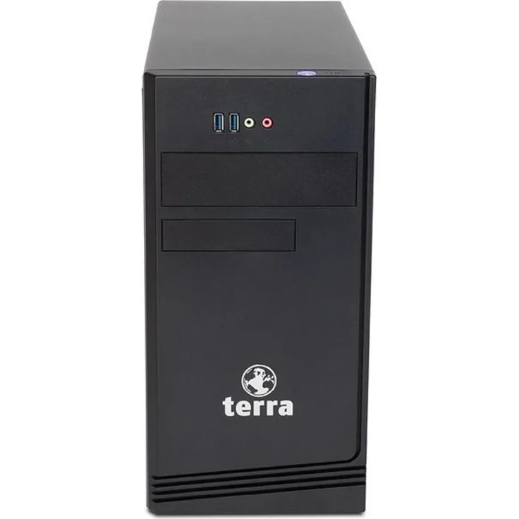 Terra PC-BUSINESS 6000, Komplettsystem mit AMD R5, 16 GB DDR5 RAM, 500 GB HDD, Schwarz