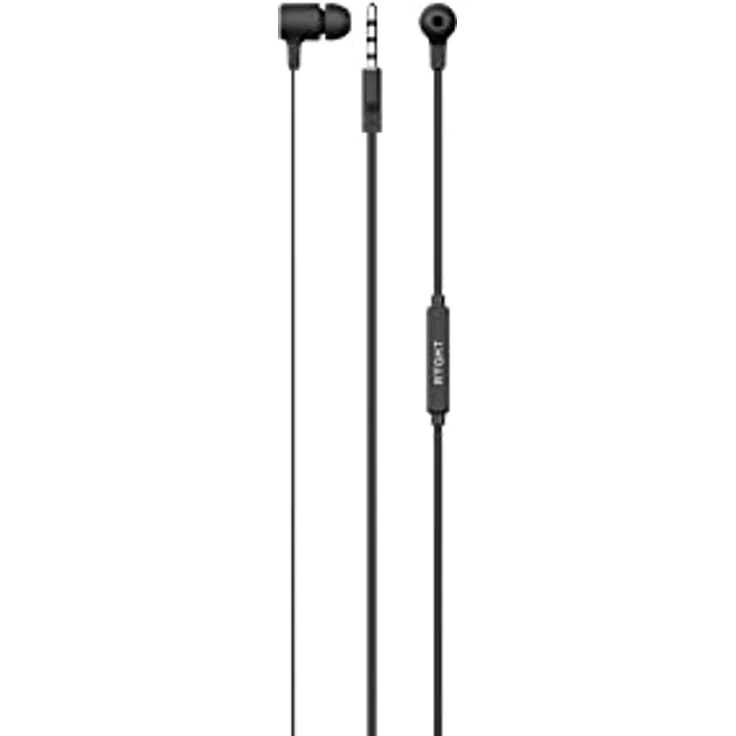 RYGHT – NIYO R482365 – In-Ear-Kopfhörer mit Kabel + Mikrofon – Weiß