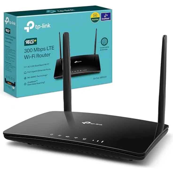 TP-Link AC1200 4G LTE ADV Cat6 Router, ARCHERMR500 – Bild 1