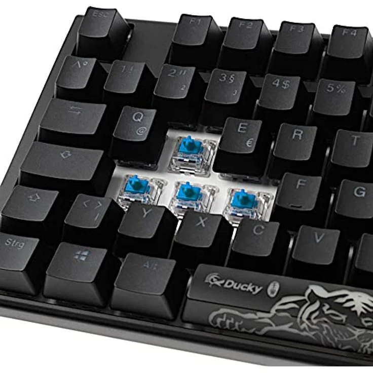 Ducky One 3 Classic Mechanische Tastatur - Mechanical Keyboard - Tastatur Gaming Mechanisch - Gaming Keyboard Mechanical - Mechanische Gaming Tastatur - TKL-Format 80% - MX-Blue – Bild 3