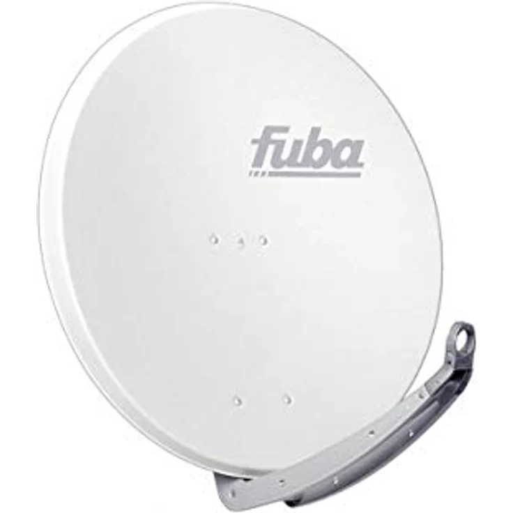 Fuba DAA 850 W Satellitenantenne 85cm Aluminium Weiß, Quad LNB für bis zu 4 Teilnehmer, HDTV, 4K, 3D-kompatibel, direktes Anschluss-System mit 8 F-Steckern – Bild 2