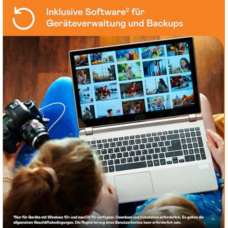 WD My Passport 4TB portable HDD Gray (4 TB), Externe Festplatte, Grau – Bild 6