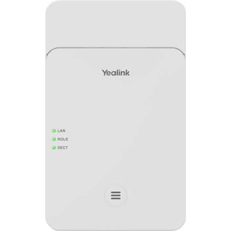 Yealink W75 Mini MC, DECT IP Mini-Multizellensystem für VoIP-Telefonie, bis zu 20 Mobilteile, HD-Sprachqualität, schnelle Bereitstellung
