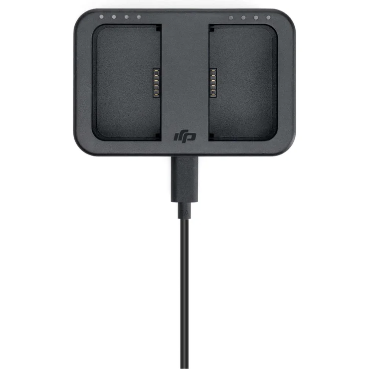 DJI WB37 Akkuladestation (USB-C), Schnellladegerät für 2 Batterien, 65W PD, schwarz – Bild 1