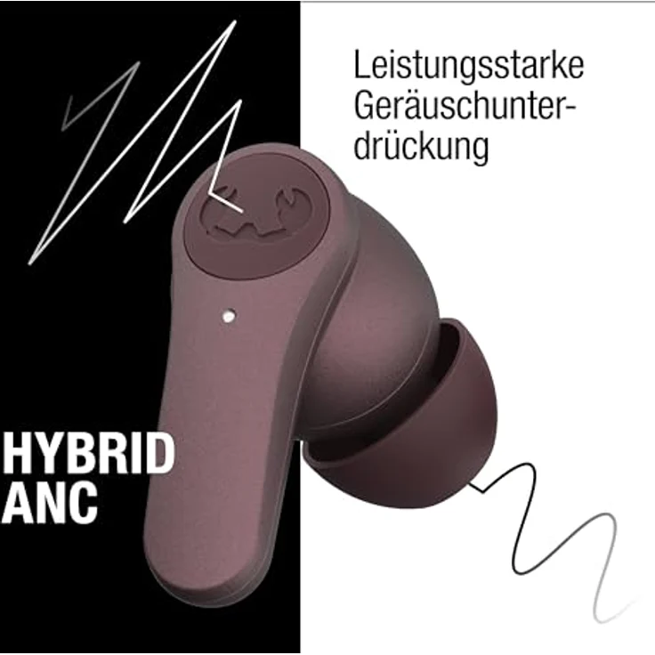 Fresh'N Rebel Twins Rise - Wireless ANC Earbuds with Wireless Charging - Deep Mauve (ANC, 30h, wireless) – Bild 3