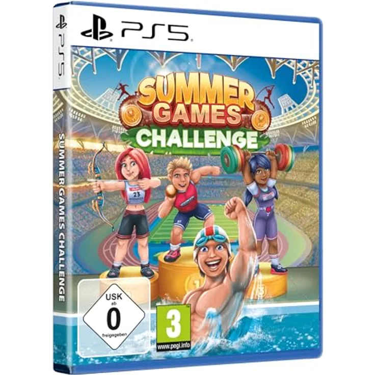 Markt + Technik SUMMER GAMES CHALLENGE - 14 Sportarten - Sport Spiele für PS5, 1-4 Spieler, verschiedene Schwierigkeitsstufen