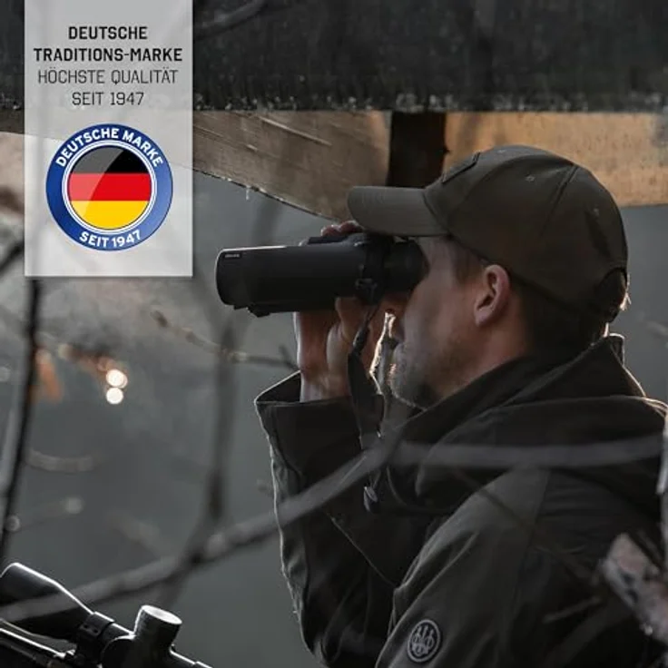 Steiner Jagd-Fernglas eRanger LRF 10x42 - Laser-Entfernungsmesser bis 3.000m, digitale Übertragung an Steiner Connect App, mit Steiner Impact Locator - Schwarz – Bild 3
