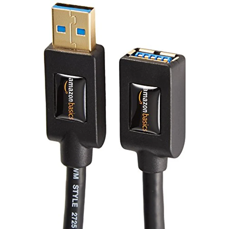 AmazonBasics USB 3.0-Verlängerungskabel (A-Stecker auf A-Buchse) 1,8 m (2 Stück) – Bild 3