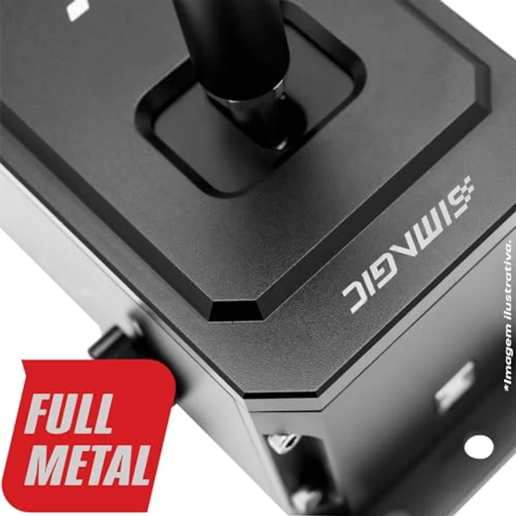 Simagic DS-8X H Pattern Shifter, Vollmetall Schaltknüppel mit 8 Vorwärtsgängen und sequenziellem Modus, einstellbarer Schaltwiderstand – Bild 5