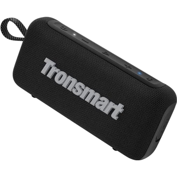 Tronsmart Trip 2 Bluetooth Lautsprecher, 20 Stunden Wiedergabezeit, IPX7 wasserdicht, 10W Bass, Stereopaarung, Schwarz