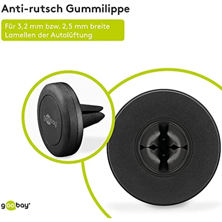 Goobay 47145 Universal Magnethalterungs-Set für Smartphone schwarz – Bild 6