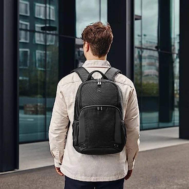 Wenger Laptoptasche Wenger XE Tryal, Rucksack, bis 39,6 cm (15.6), recycelte PET-Flaschen, professionelles Design, schwarz – Bild 6