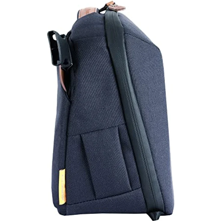 VANGUARD VEO City CB34, 8-Liter Crossbody-Kameratasche für spiegellose Kameras, blau, mit wasserdichtem Material und Regenschutz – Bild 3