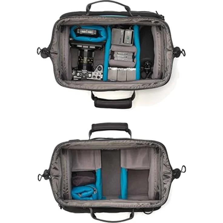Tenba Cineluxe v2 Umhängetasche 16, Kameratasche für DSLR und spiegellose Kameras bis 14,5", schwarz, mit schneller Öffnung und Bluetooth-Tracker-Tasche – Bild 4