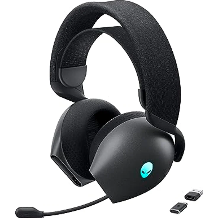 Alienware AW720H Dual-Mode kabelloses Gaming Headset - Dark Side of The Moon – Bild 2