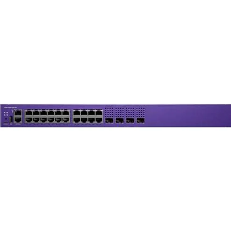 Extreme Networks 4220 12-P CM Stackable Switch, 12 Ports mit 10 Gbit/s, PoE+ 124 Watt, vollständig verwaltbar, Violett