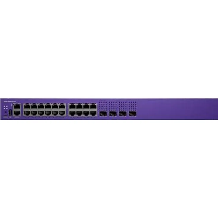 Extreme Networks 4220 12-P CM Stackable Switch, 12 Ports mit 10 Gbit/s, PoE+ 124 Watt, vollständig verwaltbar, Violett