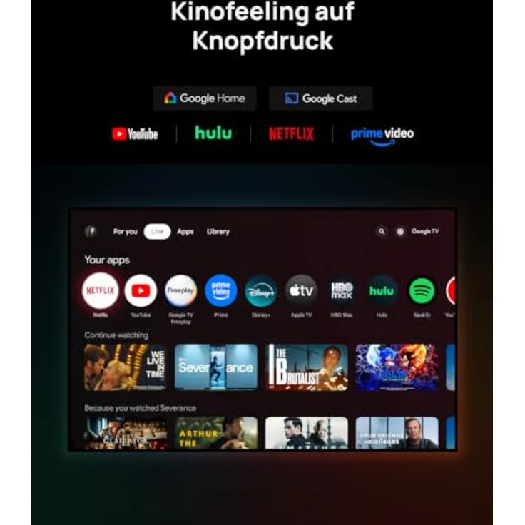 XGIMI MIRA 4K Ultrakurzdistanz Beamer, RGB Triple-Laser mit 2000 ISO-Lumen, Harman Kardon Sound, in Moonlight Sand – Bild 4