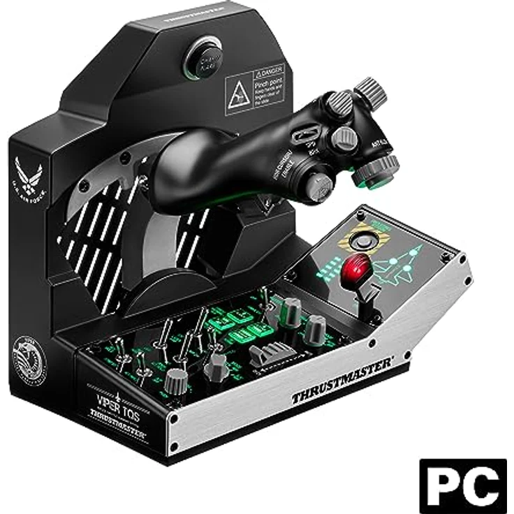 Thrustmaster Viper TQS Mission Pack für PC, Schubhebelquadranten-System aus Metall, Inklusive Schubhebel und Steuerpanel, Hall-Effekt-Präzision, 64 Aktionstasten, 6 Achsen – Bild 2