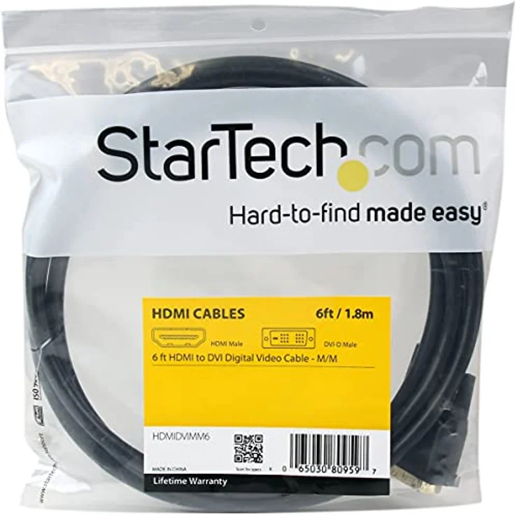 StarTech.com 1,8m HDMI auf DVI-D Kabel, HDMI - DVI Anschlusskabel, St-St – Bild 7
