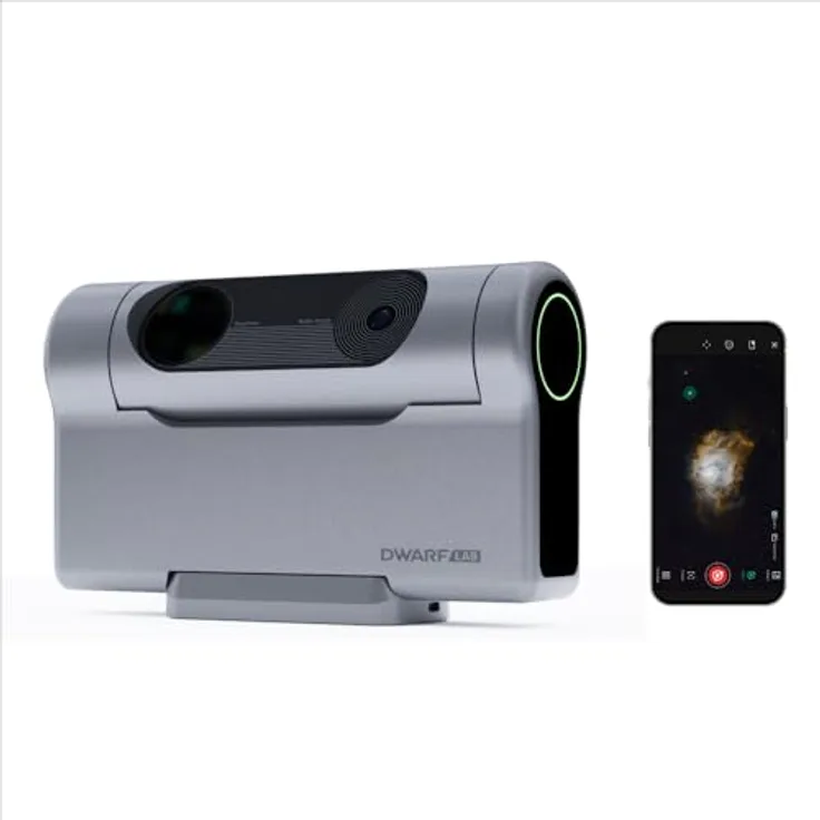 DWARFLAB Dwarf 3 Smart Teleskop, EAA All-in-One mit Autofokus, 4K Dual-Kameras, ultraleicht (1,35 kg) für Astronomie, Natur & Panorama, geeignet für 6–98 Jahre