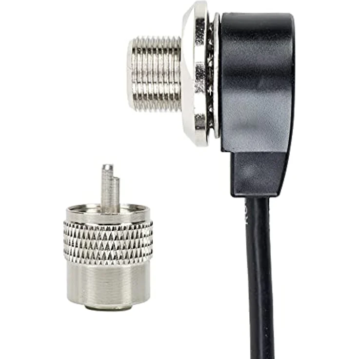 PNI T601 Verbindungskabel für CB-Antenne Typ PL mit Gewinde, PL259-Stecker, RG58-Koaxialkabel – Bild 2