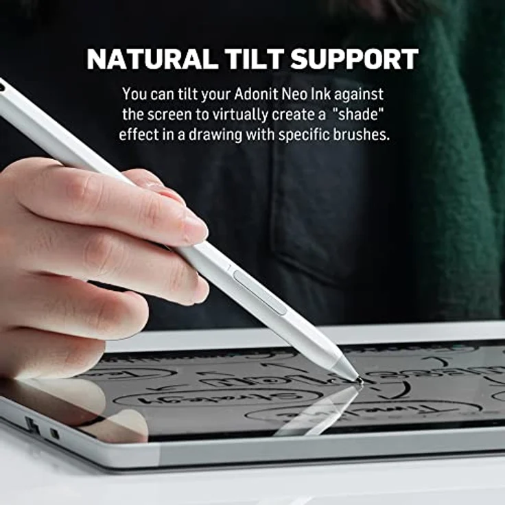 Adonit Neo Ink Stylus für Microsoft Surface, silber – Bild 6
