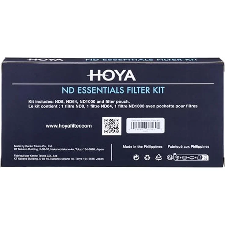 Hoya ND Essentials Filter Kit 52mm, 3er Set ND-Filter (ND8, ND64, ND1000) für optimale Belichtungskontrolle – Bild 4