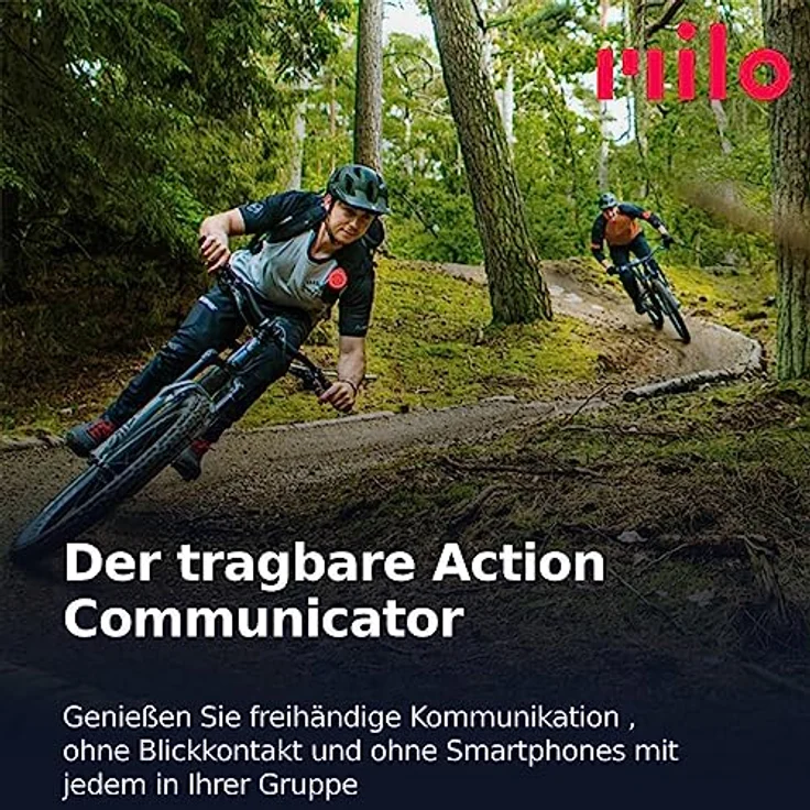 Milo Action Communicator – Sprechen Sie mit Ihren Freunden, während Sie beim Biken, Surfen oder Skifahren sind (Equinox Schwarz) – Bild 2