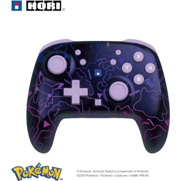 Hori NSX-151E, kabelloses Gamepad für Nintendo Switch, Nintendo Switch OLED, Nintendo Switch Lite, programmierbare Tasten, Turbo-Taste, Capture-Button, D-Pad, Reichweite 10 m – Bild 1