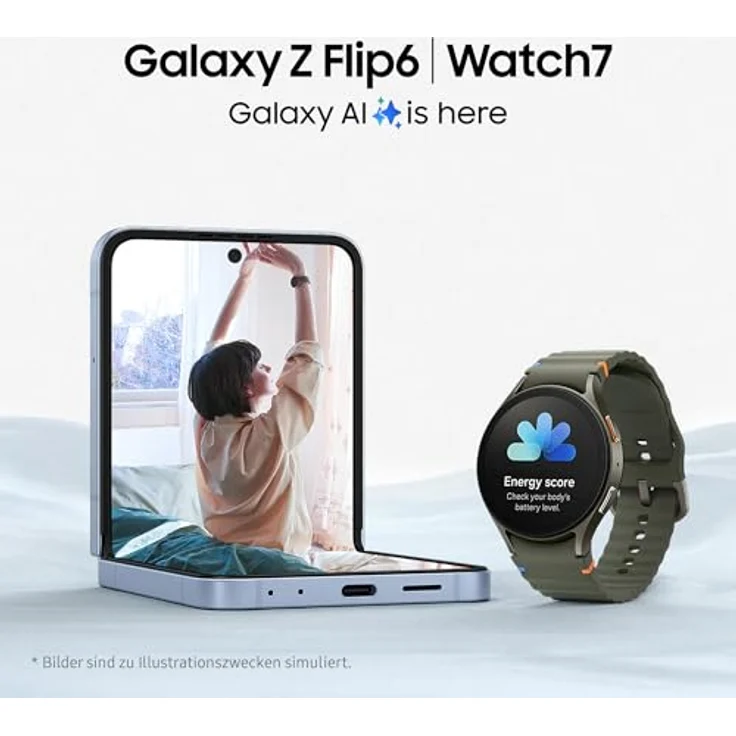 Samsung Galaxy Watch 7 Smartwatch, Fitness-Uhr, Aktivitätstracker, 44mm, Bluetooth, Silver – Bild 10