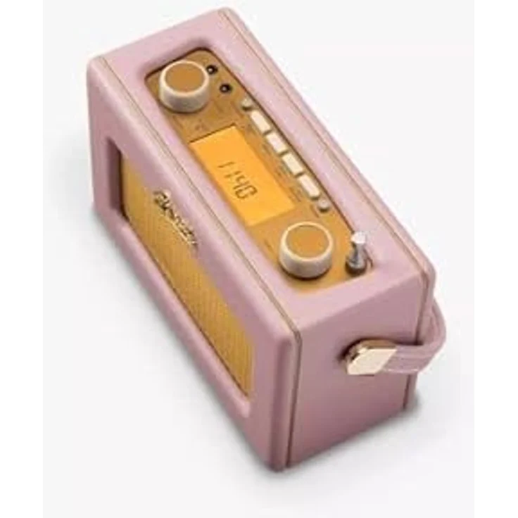Radio Roberts Revival UNO BT – Tragbares Kompaktradio mit DAB+/FM, Bluetooth, Vintage-Design, Streaming, Aux-Eingang, Kopfhörerbuchse, Weckfunktion, 2 Jahre Garantie Altrosa – Bild 2