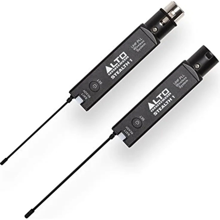 Alto Professional Stealth 1 - Mono UHF XLR drahtloses Audiosystem, Sender und Empfänger für aktive Lautsprecher, Mischpulte und dynamische Mikrofone