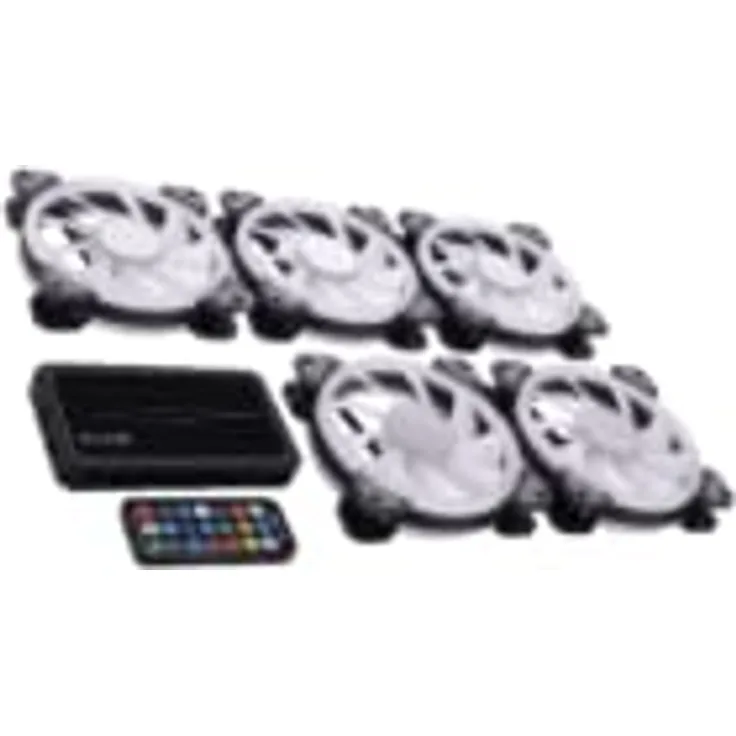 Gelid Solutions Amber 8 Pro Bundle steuert bis zu 8 Lüfter, 10 LED-Streifen oder andere adressierbare RGB (ARGB)-Geräte und verfügt über 366 vorprogrammierte lebendige RGB-Beleuchtungsmodi