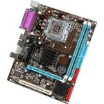 Douself Motherboard LGA775/771 CPU, Realtek 100 Mbit, unterstützt bis zu 8G 1066 Hz/1333 Hz, Intel Core 2, Celeron 400, Pentium 4, Pentium EE, D-Prozessoren, Metall