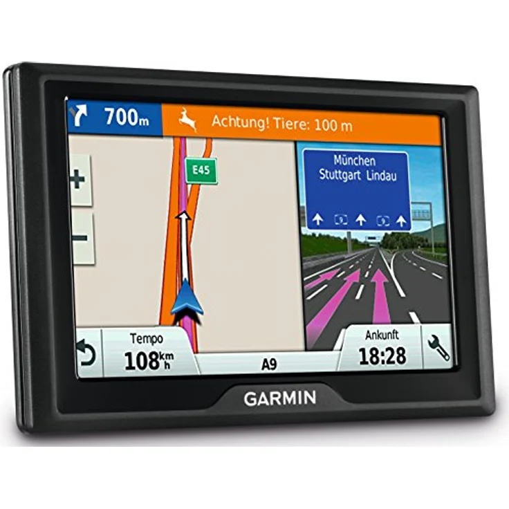 Garmin Drive 40, GPS-Navigationsgerät mit 4,3 Zoll TFT-Display, lebenslangen Kartenaktualisierungen für Zentraleuropa, Fahrspurassistent und GSM-Integration – Bild 1
