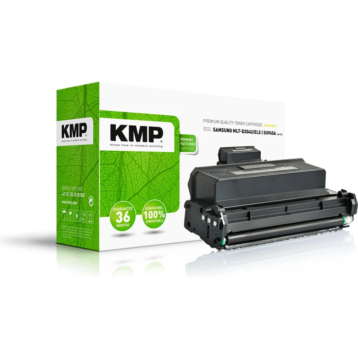 KMP Toner für ProXpress M3325 MLT D204U/ELS, Schwarz (BK) mit optimalem Deckungsgrad und exzellenter Tonerhaftung