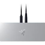 Razer Thunderbolt 5 Dock Mercury White, Laptop-Dockingstation mit vielseitigen Anschlussmöglichkeiten