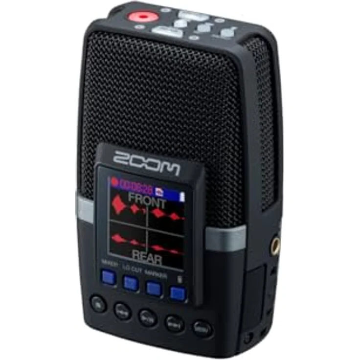 Zoom Audio H2essential, Digitales Aufnahmegerät mit Dreifach-Mikrofon-Konfiguration und USB-Mikrofonfunktionalität – Bild 4