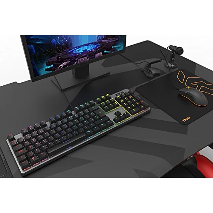 KROM Kernel USB Schwarz - Tastaturen (Standard, Verkabelt, USB, Mechanischer Switch, RGB-LED, Schwarz) – Bild 10