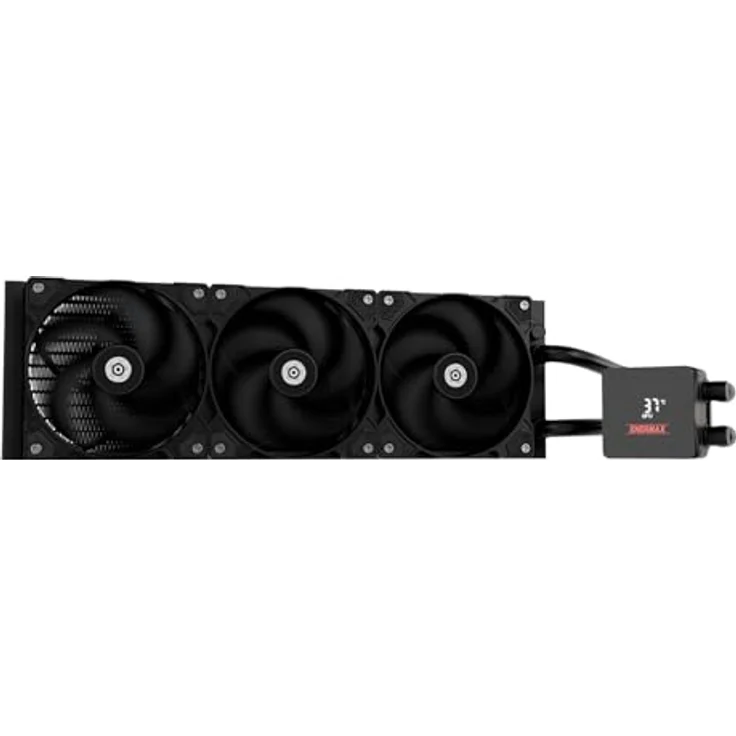 ENERMAX LIQMAX IV 360mm AIO CPU Wasserkühlung, Dual Chamber, TDP 380W+, Intel LGA 1851/1700/115x/2066 & AMD AM5/AM4, Digitalanzeige, 3x 120mm PWM Performance Flow Fan, ELC-LMIV360-SF – Bild 5