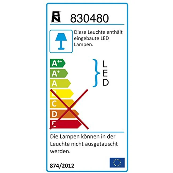 Paul Neuhaus LED Deckenleuchte 2x 7 Watt Deckenlampe Wohnzimmer Flur 6472-55, Silber, 1700lm, 3000K, IP20 – Bild 3