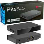 MAG 540 Original Infomir & hb-digital 4K IPTV Set Top Box Multimedia Player Internet TV IP Receiver UHD 60FPS 2160p@60 FPS HDMI 2.1 4K- und HEVC-Unterstützung USB3.0 ARM Cortex-A35 + HDMI Kabel